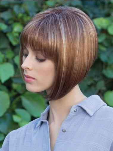 Bobs Chin Length Ideal Straight Monofilament Wig