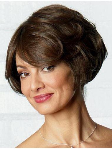 Bobs Short Cheapest Monofilament Wavy Wig