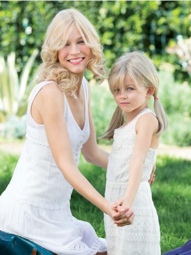 Wavy Long Exquisite Blonde Real Hair Wig