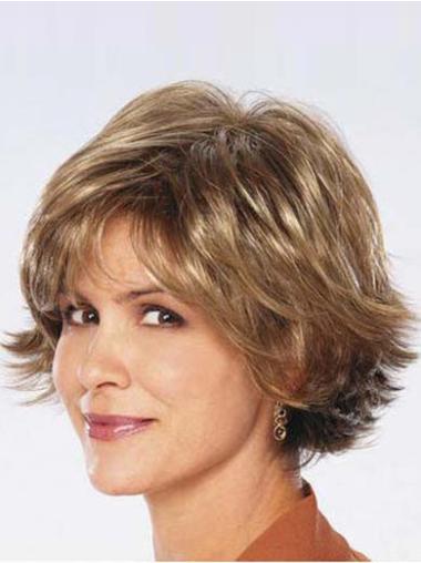 Layered Chin Length Synthetic Best Capless Natural Looking Wigs