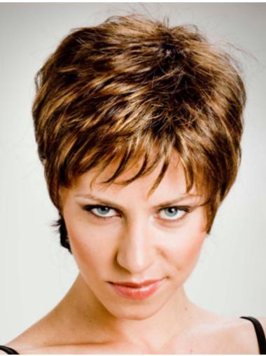Auburn Boycuts Soft Women'S Short Wigs