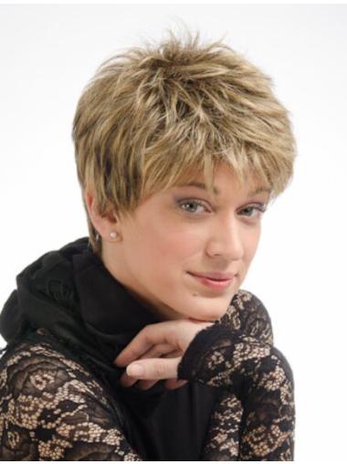 Boycuts Great Blonde Short Wig