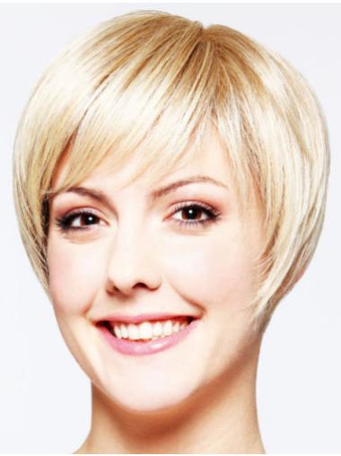 Layered Perfect Short Wigs Blonde