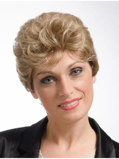 Suitable Capless Classic Women'S Short Curly Synthetic Wigs