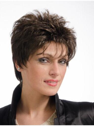 Boycuts Straight 8 Inches Affordable Monofilament Wig Sale