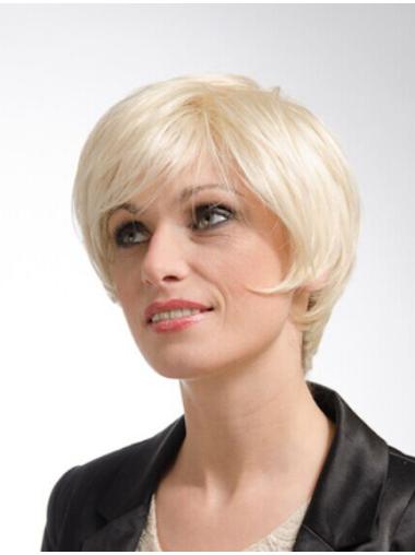 Blonde Straight Online Short Lace Front Synthetic Wigs