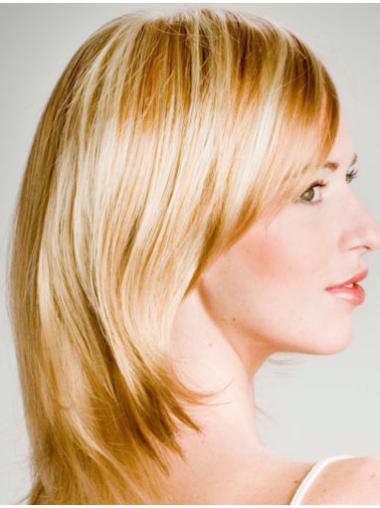 Blonde Shoulder Length Synthetic New Gorgeous Synthetic Lace Front Wigs