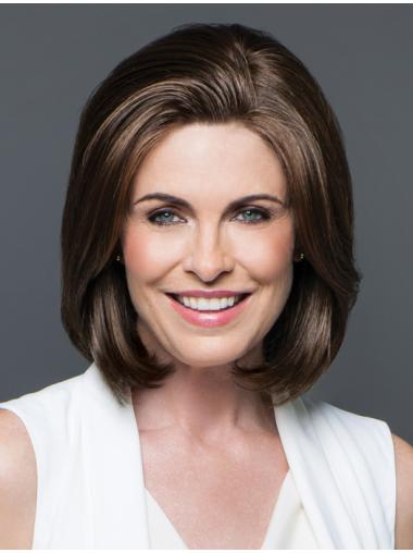 Bobs Straight Synthetic Cheap Glueless Lace Wig Application