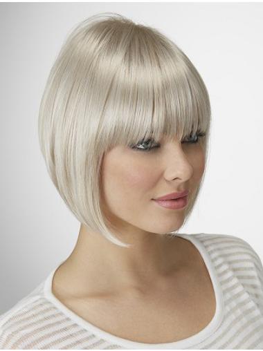 Exquisite Synthetic Straight 10 Inches Chin Length Bob Wigs