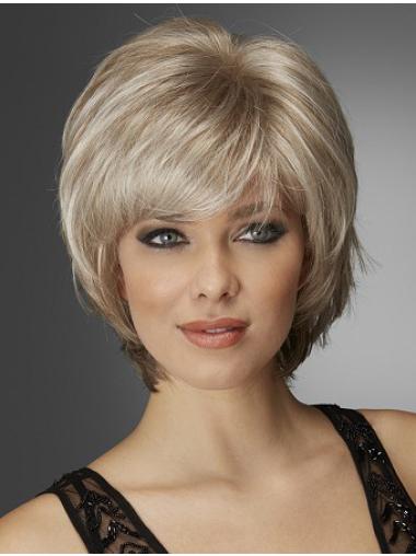 Bobs Chin Length 10 Inches No-Fuss Monofilament Part Wig