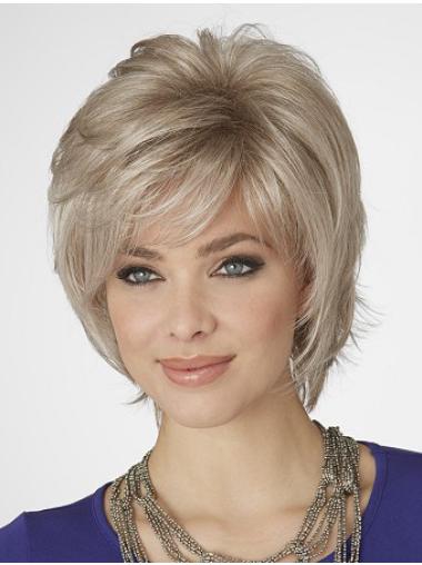 Chin Length Bobs Blonde Wigs Medium Length Style