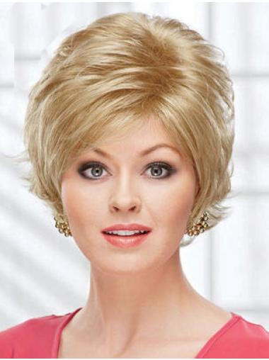 Gorgeous Blonde Medium Length Synthetic Wig