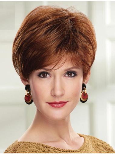 Style Short Wavy Synthetic Wigs With Bangs