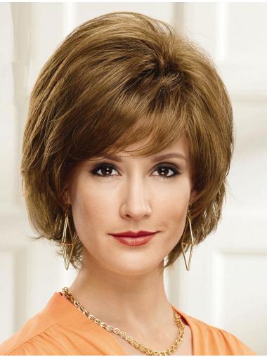 Good Synthetic Medium Brown Wig