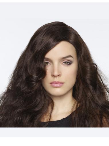 Without Bangs Long 18 Inches Online Monofilament Curly Wigs