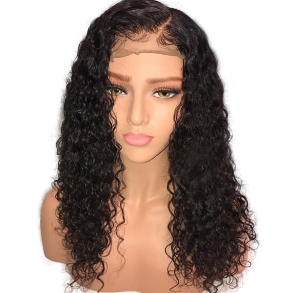 Curly Full Lace Human Hair Wigs Pre Plucked Hairline Brazilian Remy Hair Full Lace Wigs