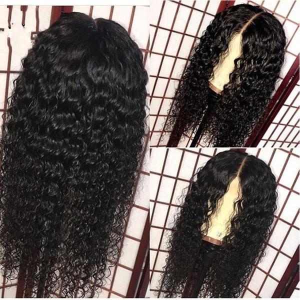 Full Lace Human Hair Wigs With Baby Hair Pre Plucked Natural Hairline Deep Wave Remy Hair Wigs