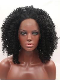 Designed Shoulder Length Lace Front Wigs For Black Hair