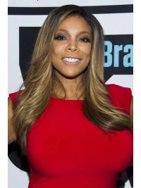 Layered 22" Natural Wendy Williams Real Looking Lace Front Wigs